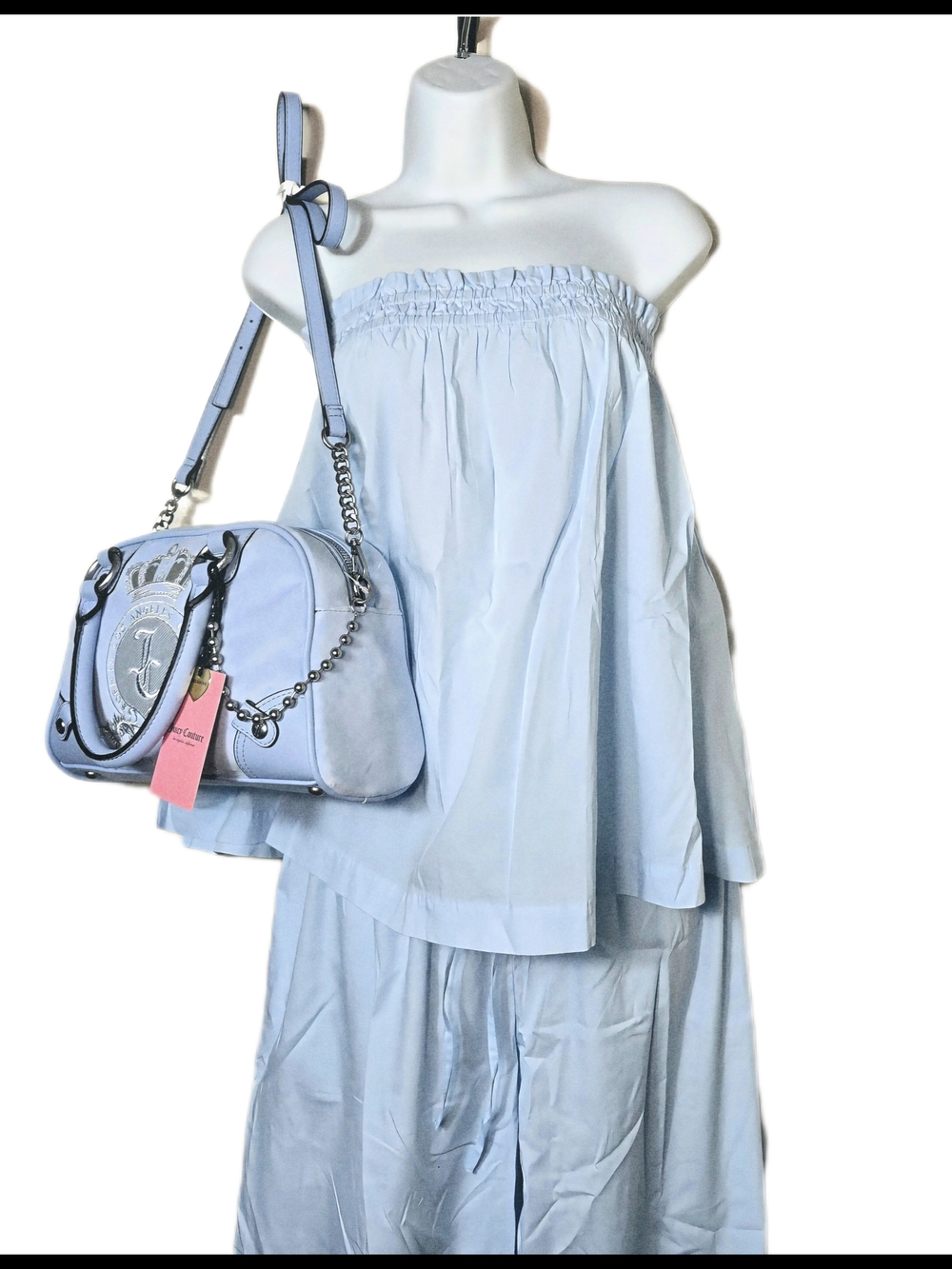Ice Water Sky Free People Corfu Tube Set- 2 Piece Set Size M NWT